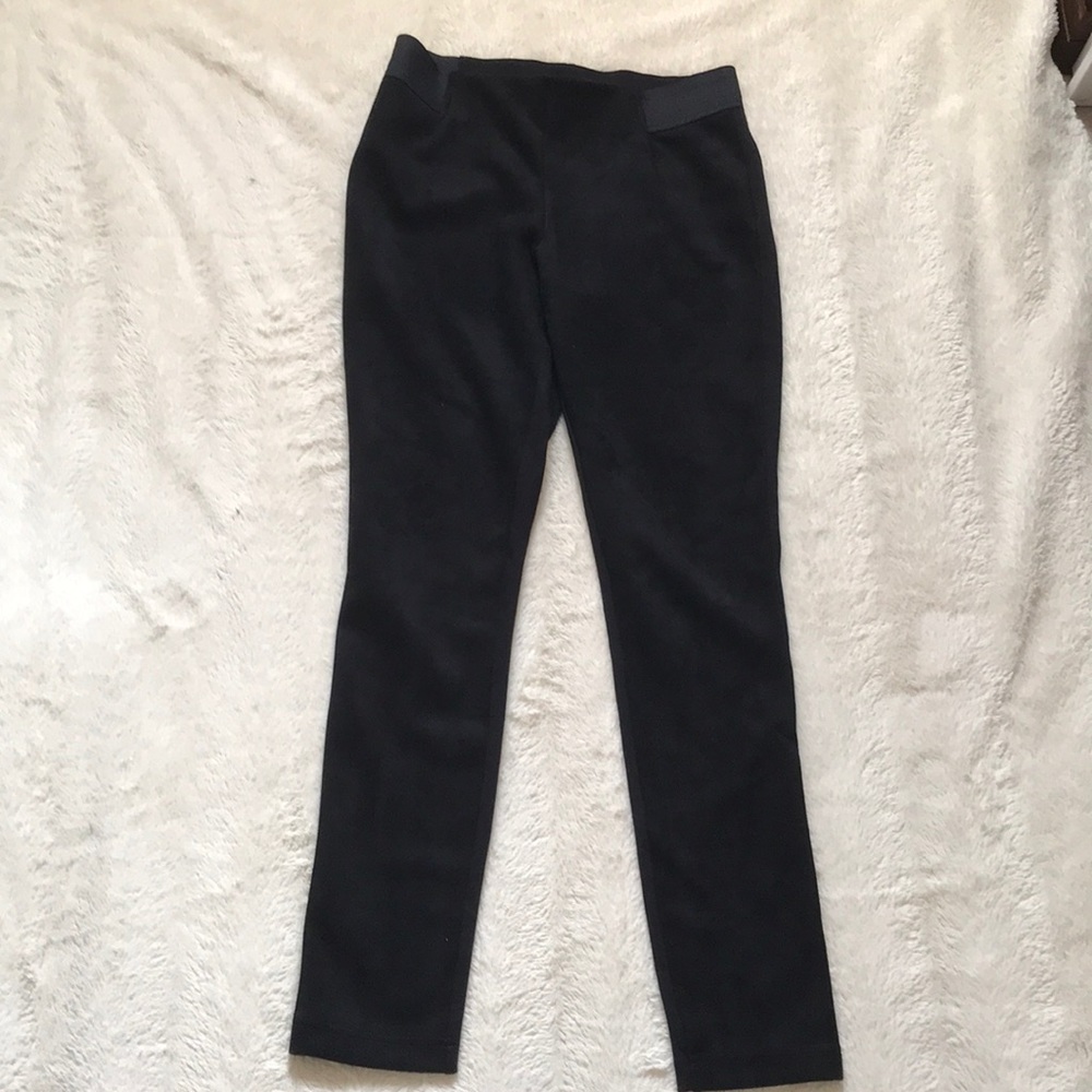 SLIGHT FLAW Chaps faux suede pant black